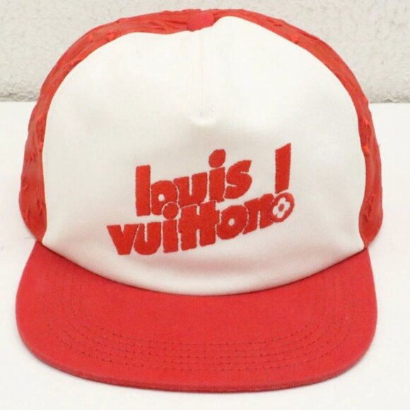 Louis Vuitton Everyday LV Embroidered Mesh Cap Size 58 Soho Exclusive - Picture 1 of 9